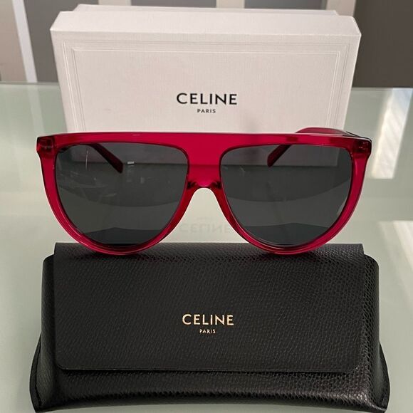 New CELINE Acetate Thin Shadow SS17 Sunglasses - Picture 1 of 8